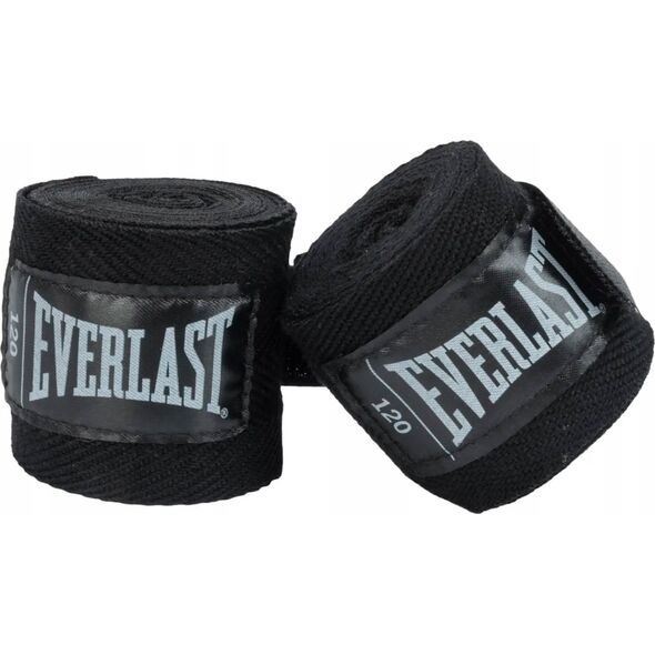 Everlast Tape Wraps Boxing Bandages Black Breathable Solid EVERLAST 305 cm 14241510 9283623180