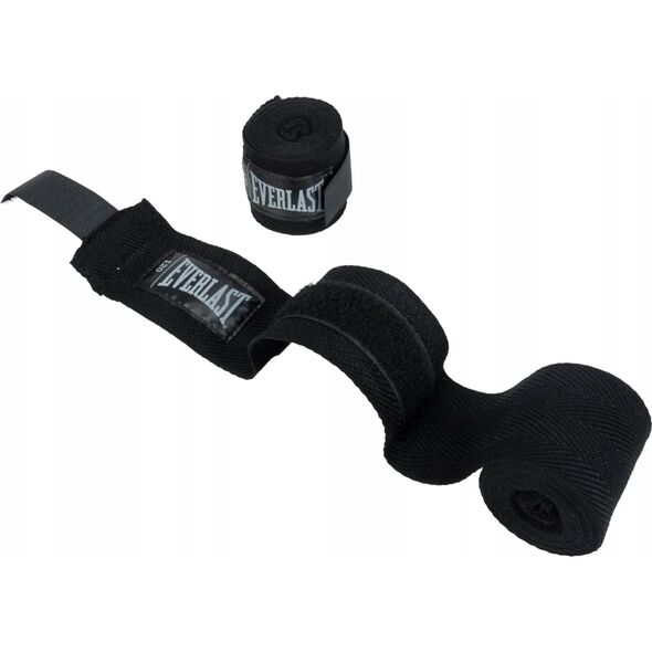 Everlast Tape Wraps Boxing Bandages Black Breathable Solid EVERLAST 305 cm 14241510 9283623180