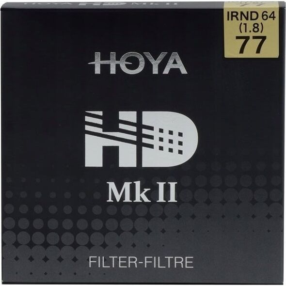 Hoya filter neutral density HD Mk II IRND64 77mm