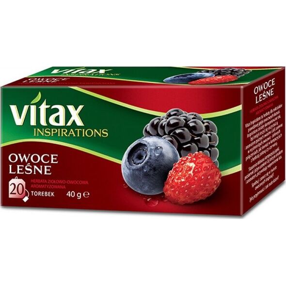 Vitax HERBATA VITAX INSPIRATIONS OWOCE LEŚNE 20 TOREBEK 63377683