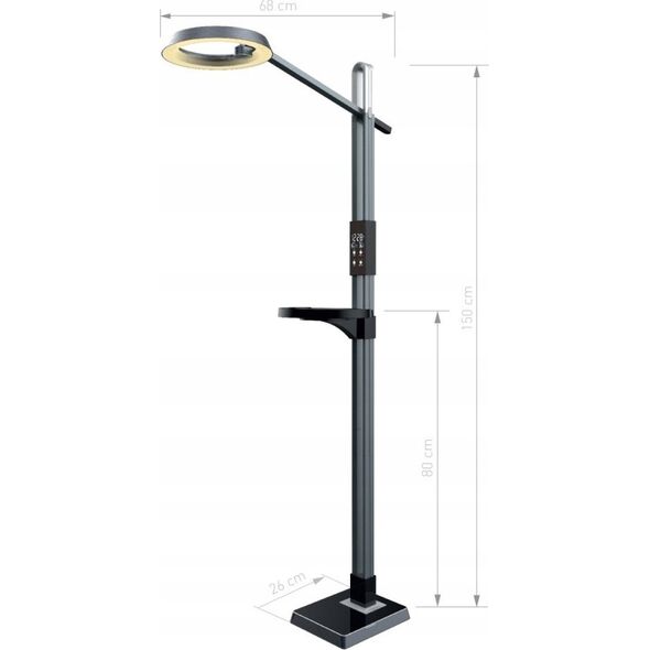 Lampa podłogowa Tiross TIROSS LAMPA PODŁOGOWA LED 15W 800lm