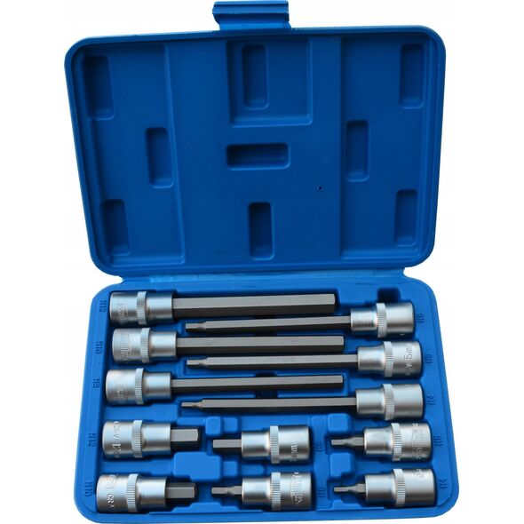 SATA SATRA LONG HEX SOCKET KEYS 1/2" 12 pcs.