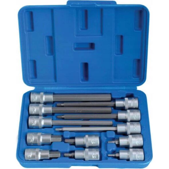 SATA SATRA LONG HEX SOCKET KEYS 1/2" 12 pcs.