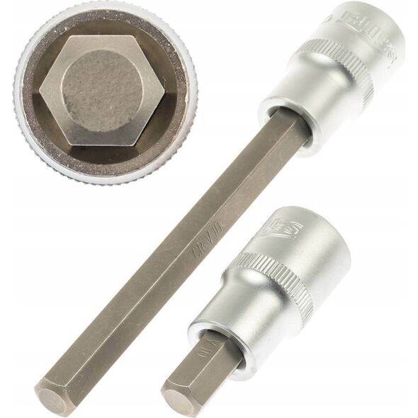 SATA SATRA LONG HEX SOCKET KEYS 1/2" 12 pcs.