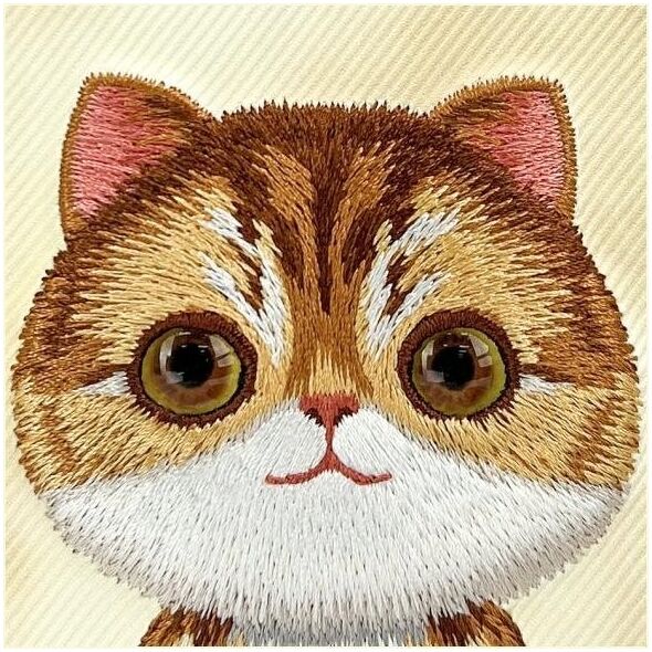 Nimmy case iPhone 16 6.1" khaki Big Eyed Pet 2.0 Cat