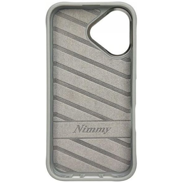 Nimmy iPhone 16 6.1" case gray/grey Cool&Cute 2.0 Bear