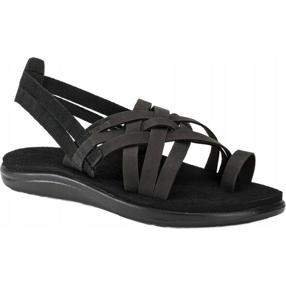Teva W'S Voya Strappy Leather, BLK, 36 (us 5)| uk 3