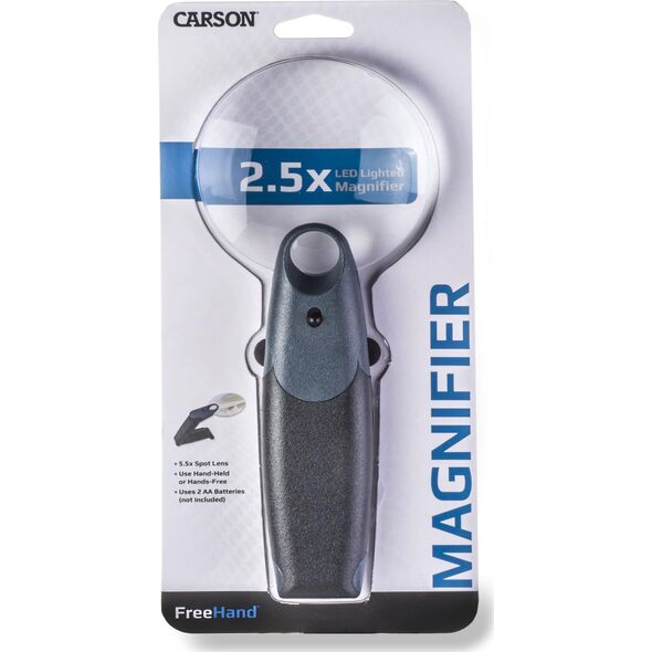 Carson Lupa 2.5x z podświetleniem LED FreeHand (FH-25)
