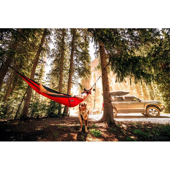 Eno Hamak turystyczny SingleNest Khaki/Maroon (SH025)