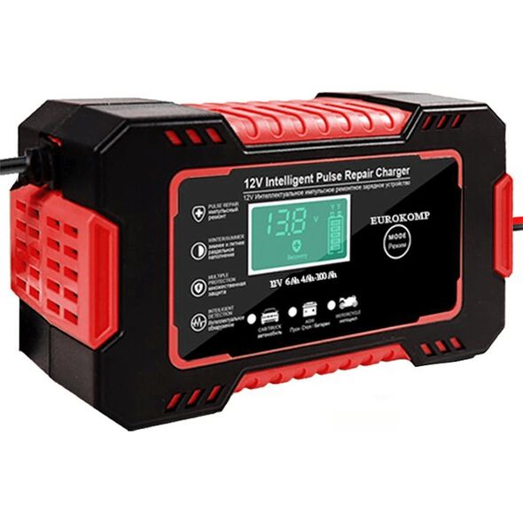 Eurokomp Prostownik automatyczny 12 V 6A E6165