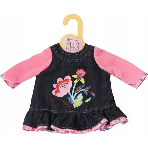 Zapf Sukienka jeansowa Dolly Moda dla lalki Baby Born 43 cm