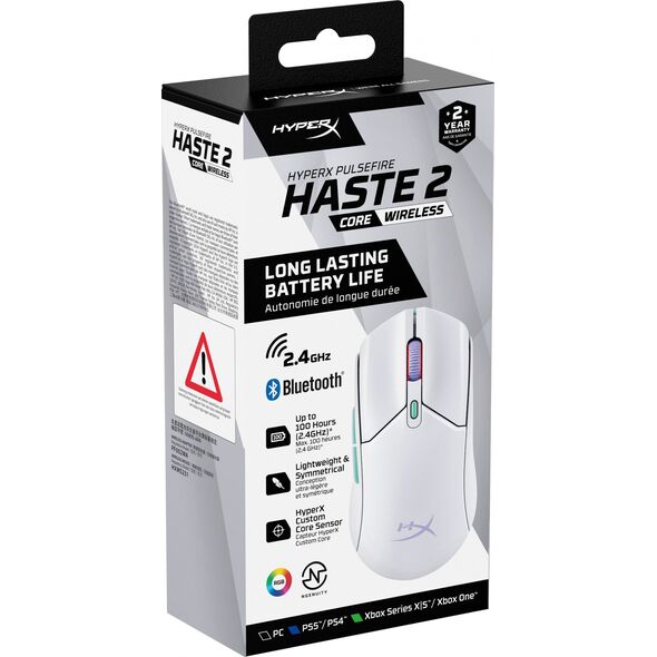 Mysz HyperX Pulsefire Haste 2 Core Wireless  (8R2E7AA)