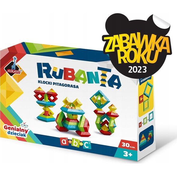 Askato Klocki Pitagorasa Rubanta 30 elementów