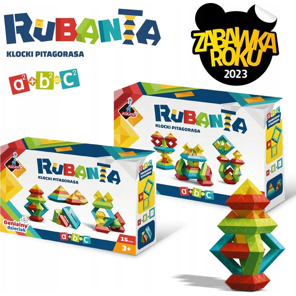 Askato Klocki Pitagorasa Rubanta 30 elementów
