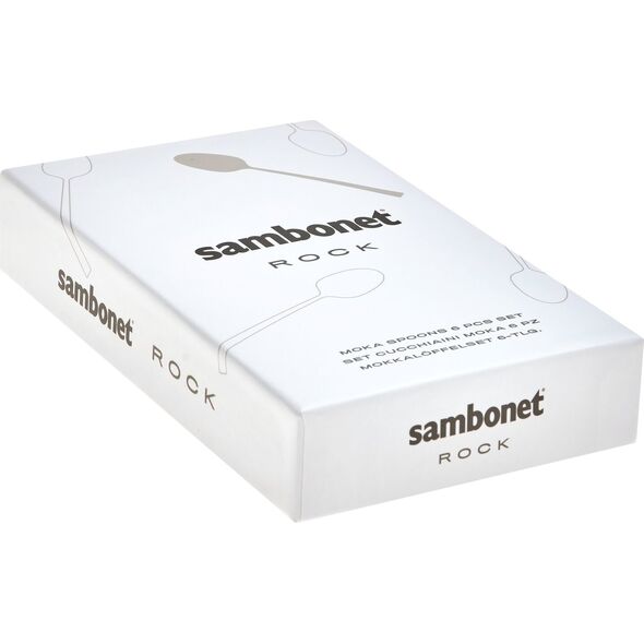 Sambonet Sambonet Rock             6 pcs. Mocca Fork Set
