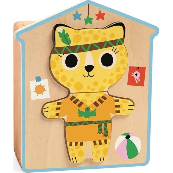 Djeco Djeco Medinė dėlionė - Kačiukai