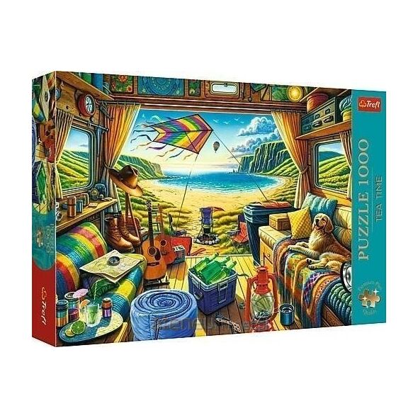 Trefl PUZZLE 1000 PremPlus TeaTime:Kamperem w podr.10851