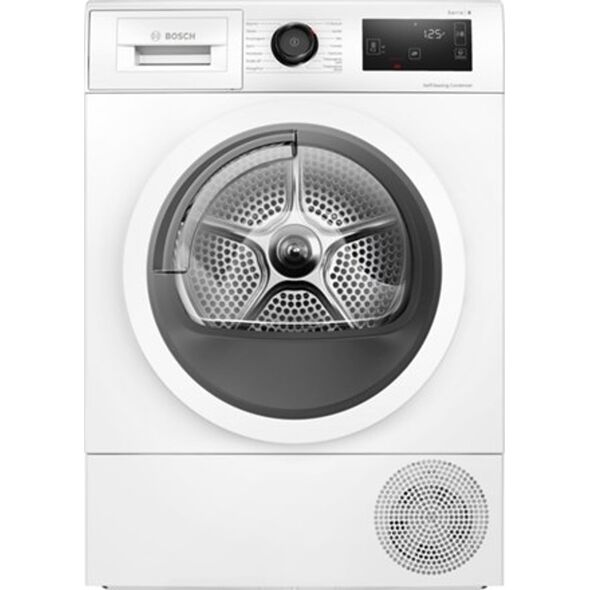 Suszarka do ubrań Bosch Bosch Dryer Machine with Heat Pump | WTU876IHSN | Energy efficiency class A++ | Front loading | 9 kg | LED | Depth 61.3 cm | White