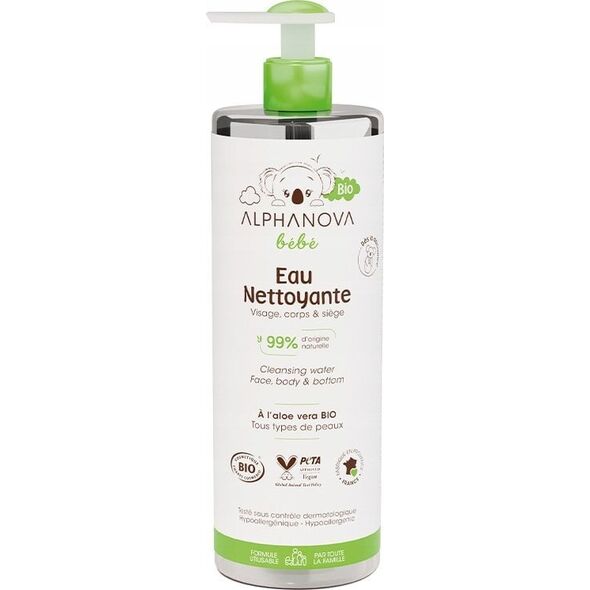 Alphanova Bebe Alphanova Bebe Bio, Φυσικό Μικκυλιακό Νερό για πλύσιμο, 400ml 14205714 3760075073572