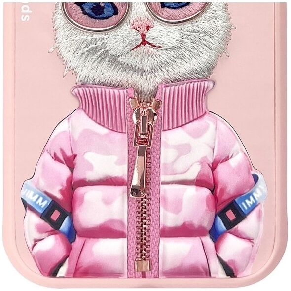 Nimmy iPhone 15 6.1" case pink Cool&Cute 2.0 Cat
