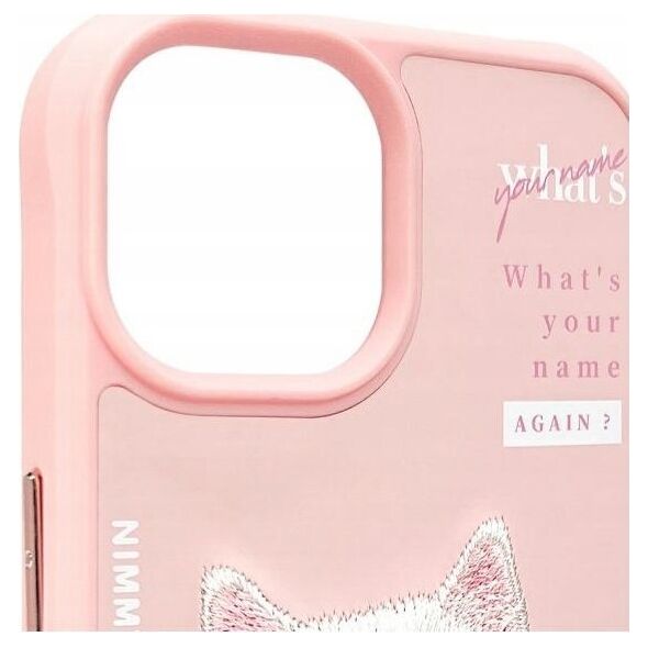 Nimmy iPhone 15 6.1" case pink Cool&Cute 2.0 Cat