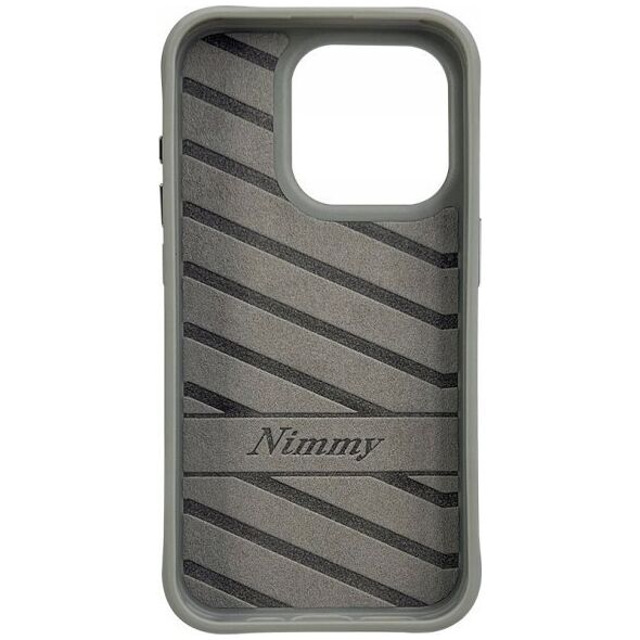 Nimmy iPhone 15 Pro 6.1" case gray/grey Cool&Cute 2.0 Bear