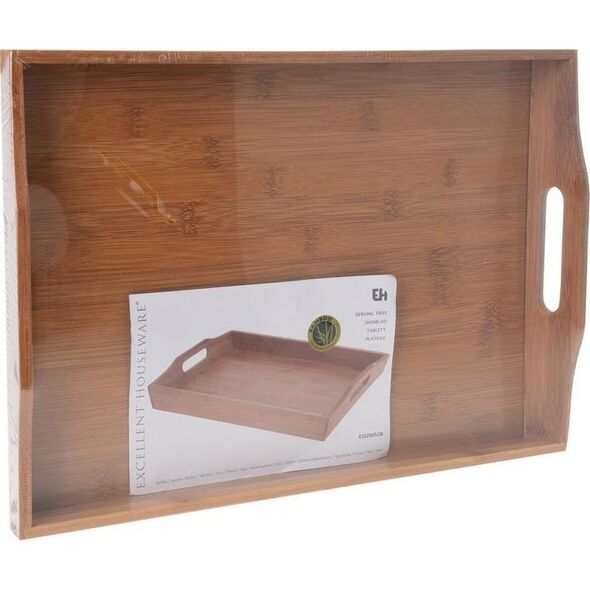 Excellent Houseware TACA BAMBUSOWA do serwowania 43x29x5 cm uniwersalny