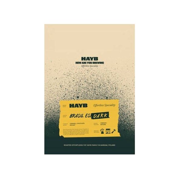 Kawa ziarnista HAYB HAYB - Brasil Espresso Dark 1kg
