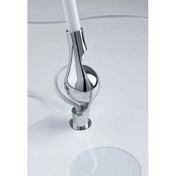 Lampka biurkowa Paulmann Lampka biurkowa NUMIS QI LED 11W 2700K-6500K 1000lm DIM + ładowanie indukcyjne 230V biały / aluminium