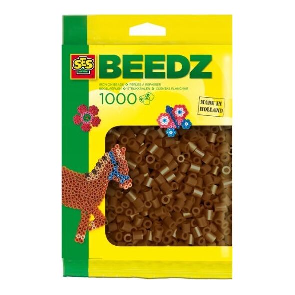 SES SES Koraliki do prasow.1000szt c.brąz 00725 07256