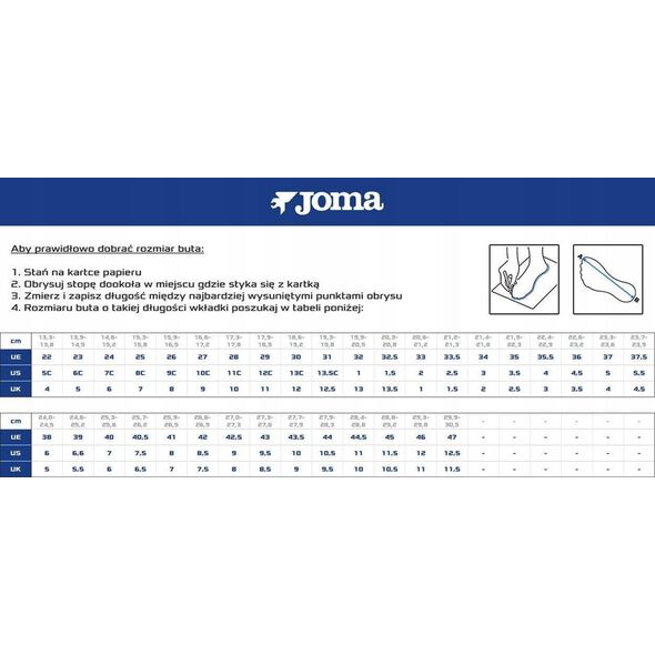 Joma Skórzane buty piłkarskie turfy JOMA na orlik