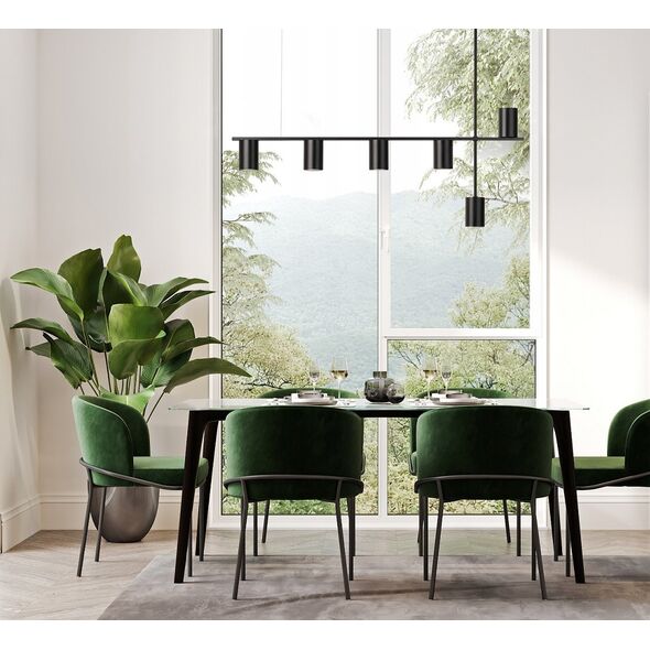 Lampa wisząca Sigma Sigma Vendo 33695 lampa wisząca zwis 6x25W GU10 czarna