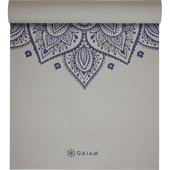 Gaiam GAIAM YOGA MAT SUSTAINED GREY SUNDIAL FLOWER 5MM 65732 14224604 18713657329