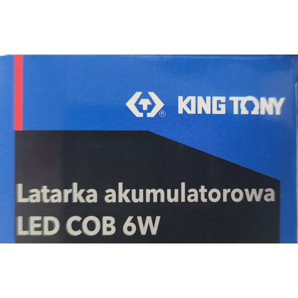 Latarka King Tony KING TONY LATARKA AKUMULATOROWA LED COB 6W