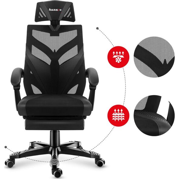 Fotel Huzaro COMBAT 5.0 czarny