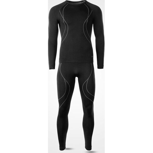Hi-Tec BIELIZNA SET IKAR SET BLACK/GREY XXXL