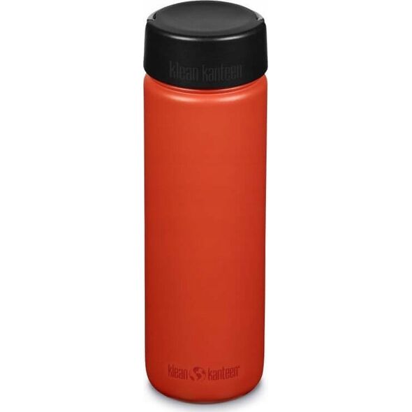 Klean Kanteen Kanteen Wide (mit Wide Loop Cap), 800ml/27oz, Tiger Lily