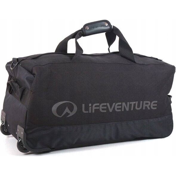 Lifeventure Expedition Wheeled Duffle, 100 Litre Rigid-Base, Black