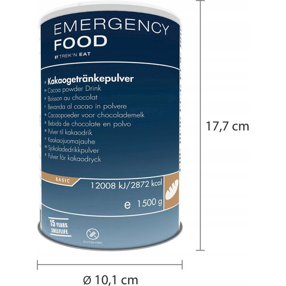 Trek N Eat EMERGENCY LINE Napój kakaowy, 800g  [Cocoa Drink-EL]