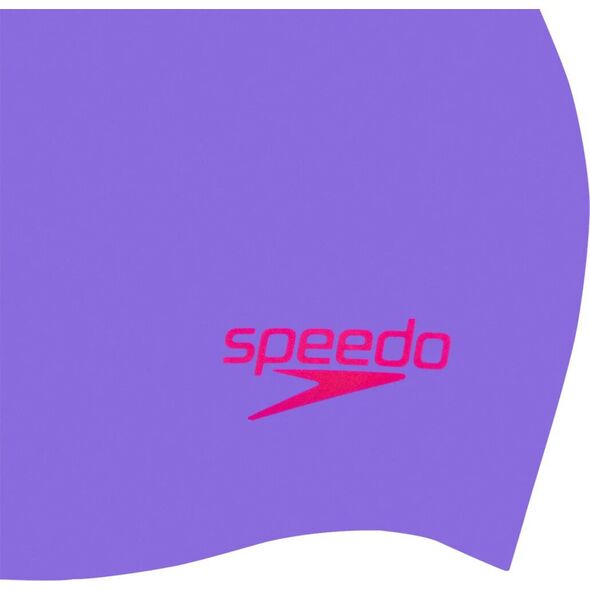 Speedo Dziecięcy czepek silikonowy Speedo Moulded Silc Cap Ju lilac/red