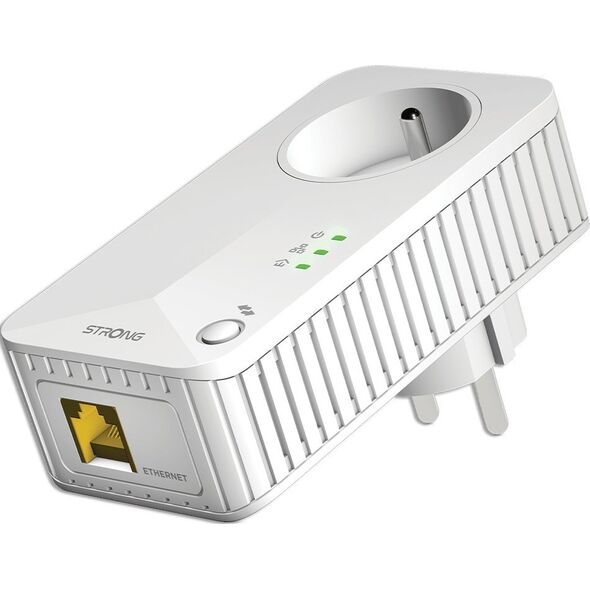 Adapter powerline Strong Strong POWERL600DUOFR Karta sieciowa do PowerLine 600 Mbit/s Przewodowa sieć LAN Biały 2 szt.