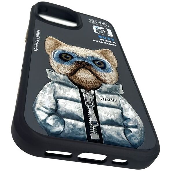 Nimmy iPhone 15 6.1" case black/black Cool&Cute 2.0 Dog