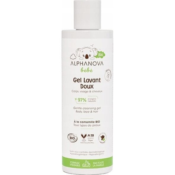 Alphanova Bebe Alphanova Bebe Bio, Απαλό τζελ πλυσίματος για μωρά 2 σε 1, 200ml 14222749 3760075073565