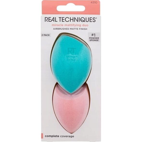 Real Techniques REAL TECHNIQUES_SET Σφουγγάρι μακιγιάζ Miracle Mattifying Duo 2 τεμ. 13987632 79625043105