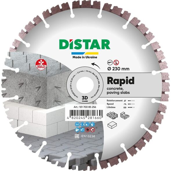 Distar Diamentowa tarcza tnąca Distar 1A1RSS 230 Rapid