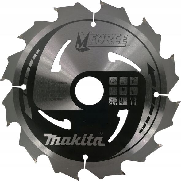 ΔΙΚΥΛΛΟ ΠΡΙΟΝΙ Makita MAKITA 190x30x12Z M-FORCE WOOD 14090594 88381420785