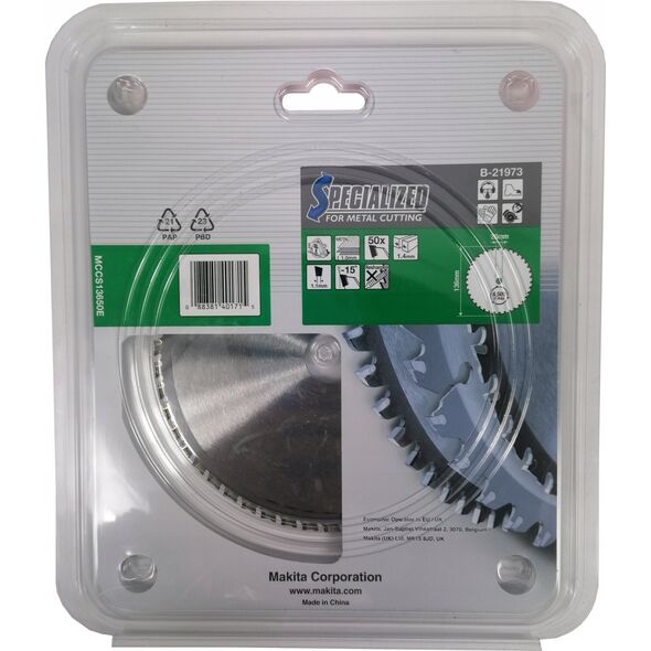 Makita MAKITA ΔΙΚΥΛΛΟ ΠΡΙΟΝΙ 150x20x32z ΓΙΑ ΜΕΤΑΛΛΟ 14091302 88381454247