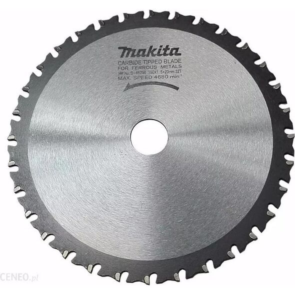 Makita MAKITA ΔΙΚΥΛΛΟ ΠΡΙΟΝΙ 150x20x32z ΓΙΑ ΜΕΤΑΛΛΟ 14091302 88381454247