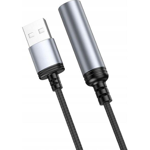 HOCO Adapter Zapalniczki Na Złącze USB A UA30 0,3 M Czarny