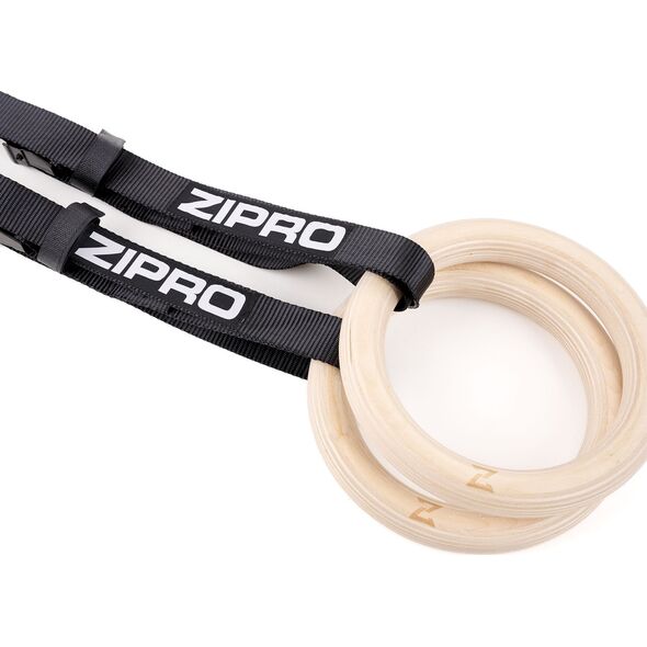 Zipro ZIPRO Kółka gimnastyczne Wooden Ring